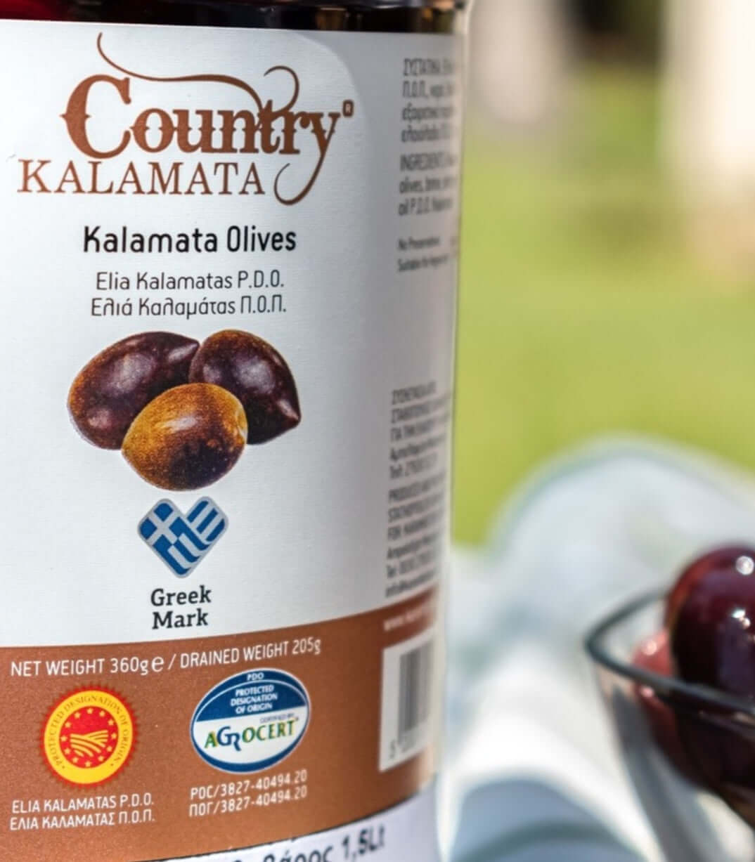 Country Kalamata Variety Olives 1.5LT - Oil Fans